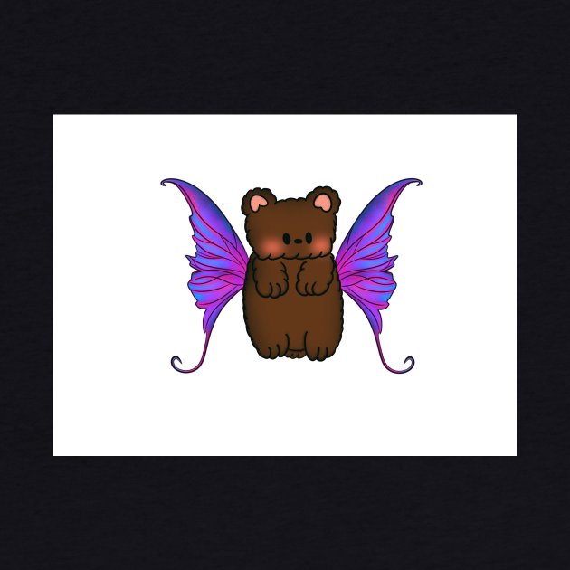 Fairy Bear Purple/Pink Wings by Ethereal Vagabond Designs